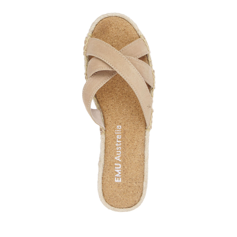 Emu Flamingo Sommerschuhe Damen Beige | QBFPOXL-07