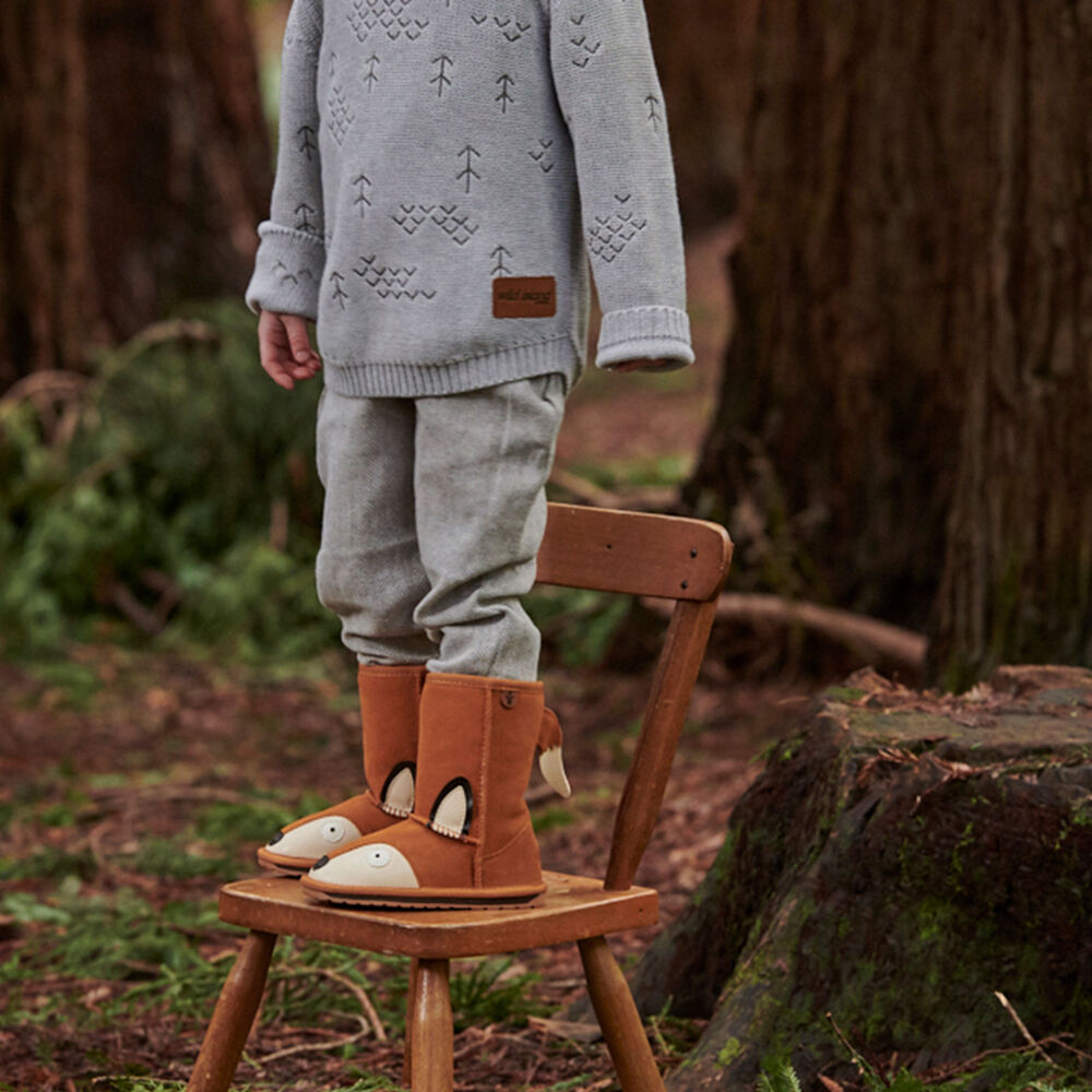 Emu Fox Stiefel Kinder Orange | HZRGVLQ-62