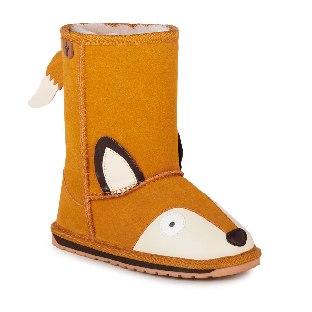 Emu Fox Stiefel Kinder Orange | HZRGVLQ-62
