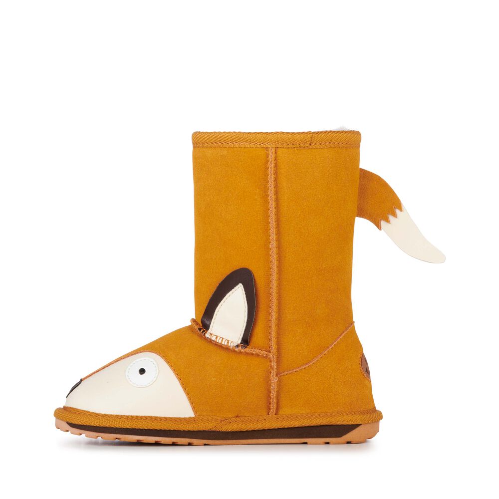 Emu Fox Stiefel Kinder Orange | HZRGVLQ-62