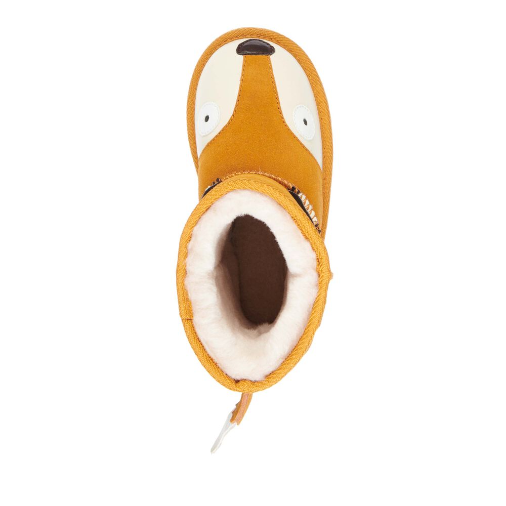 Emu Fox Stiefel Kinder Orange | HZRGVLQ-62