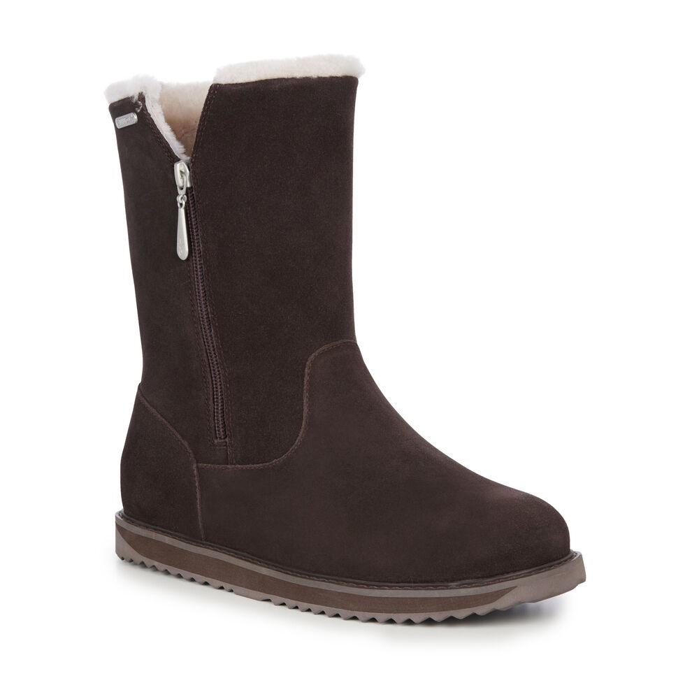 Emu Gravelly Stiefel Damen Schokolade | YOCAXZL-13