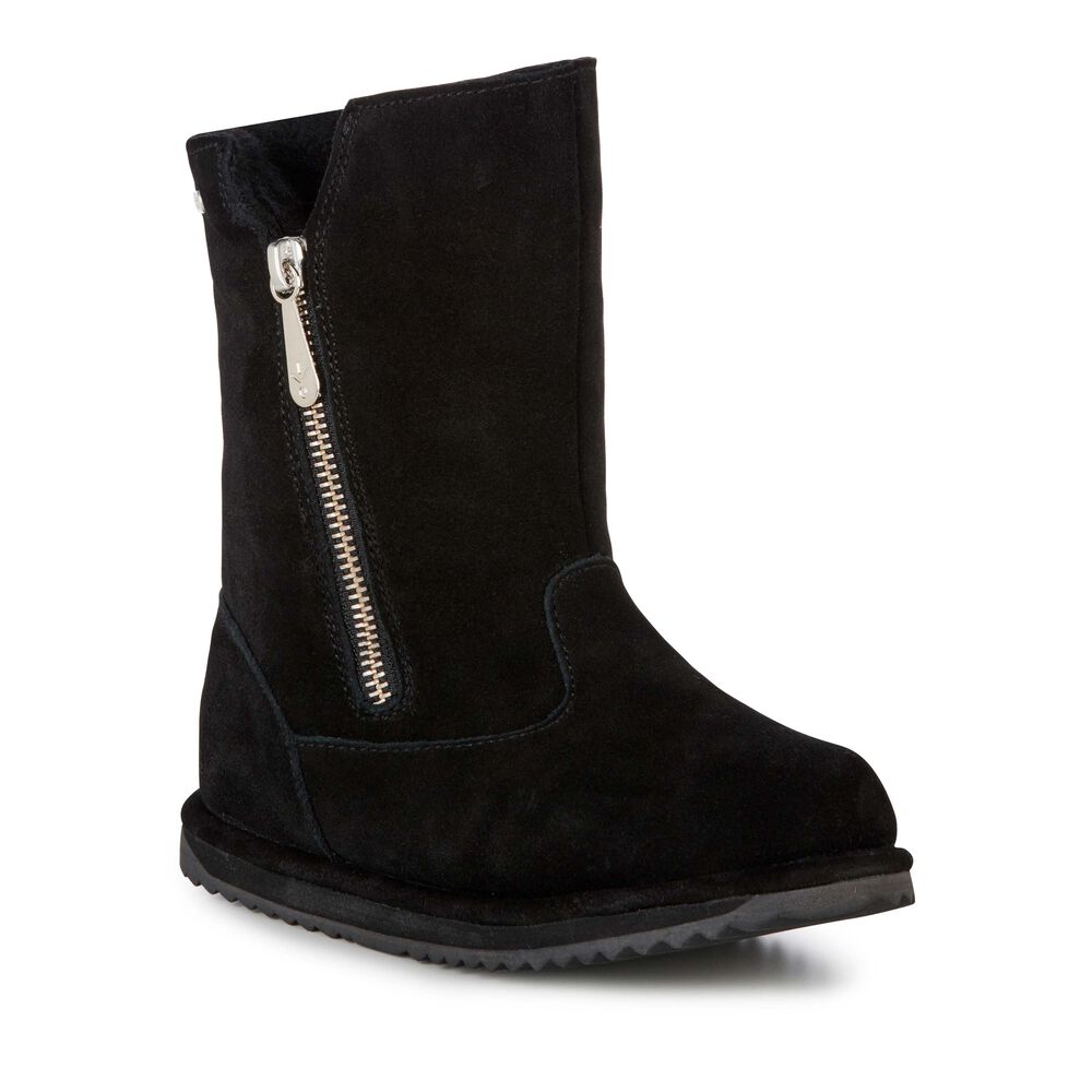 Emu Gravelly Stiefel Kinder Schwarz | UPEYTVQ-51