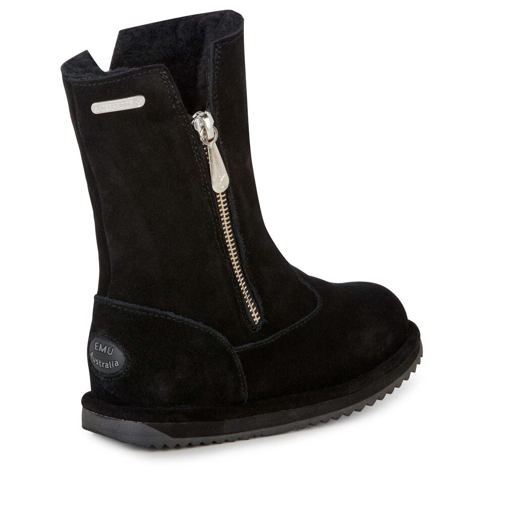 Emu Gravelly Stiefel Kinder Schwarz | UPEYTVQ-51