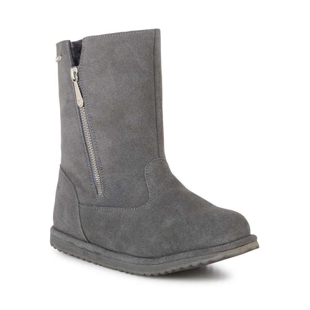 Emu Gravelly Stiefel Kinder Tiefesgrau | HRJEVTS-62