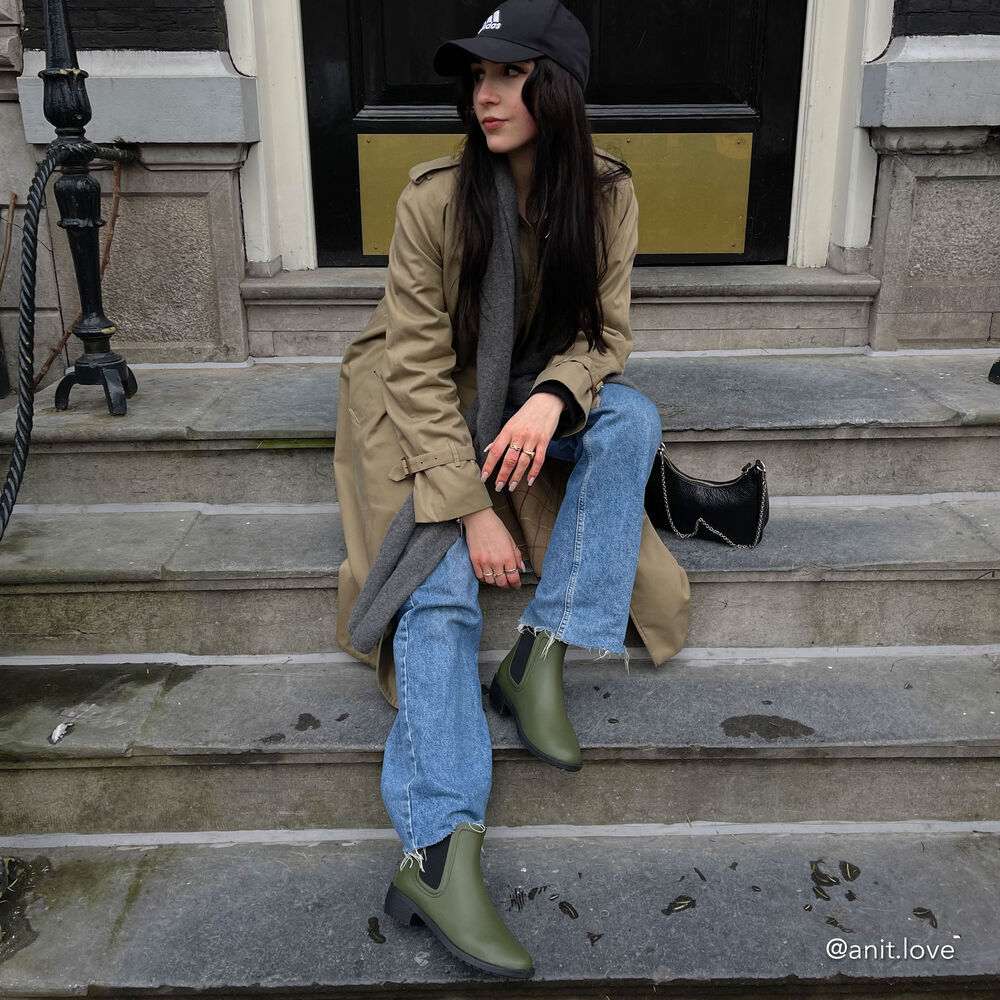 Emu Grayson Gummistiefel Damen Dunkelolivgrün | AZQIGCL-24