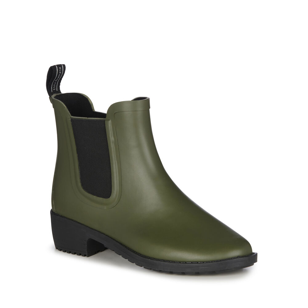 Emu Grayson Gummistiefel Damen Dunkelolivgrün | AZQIGCL-24