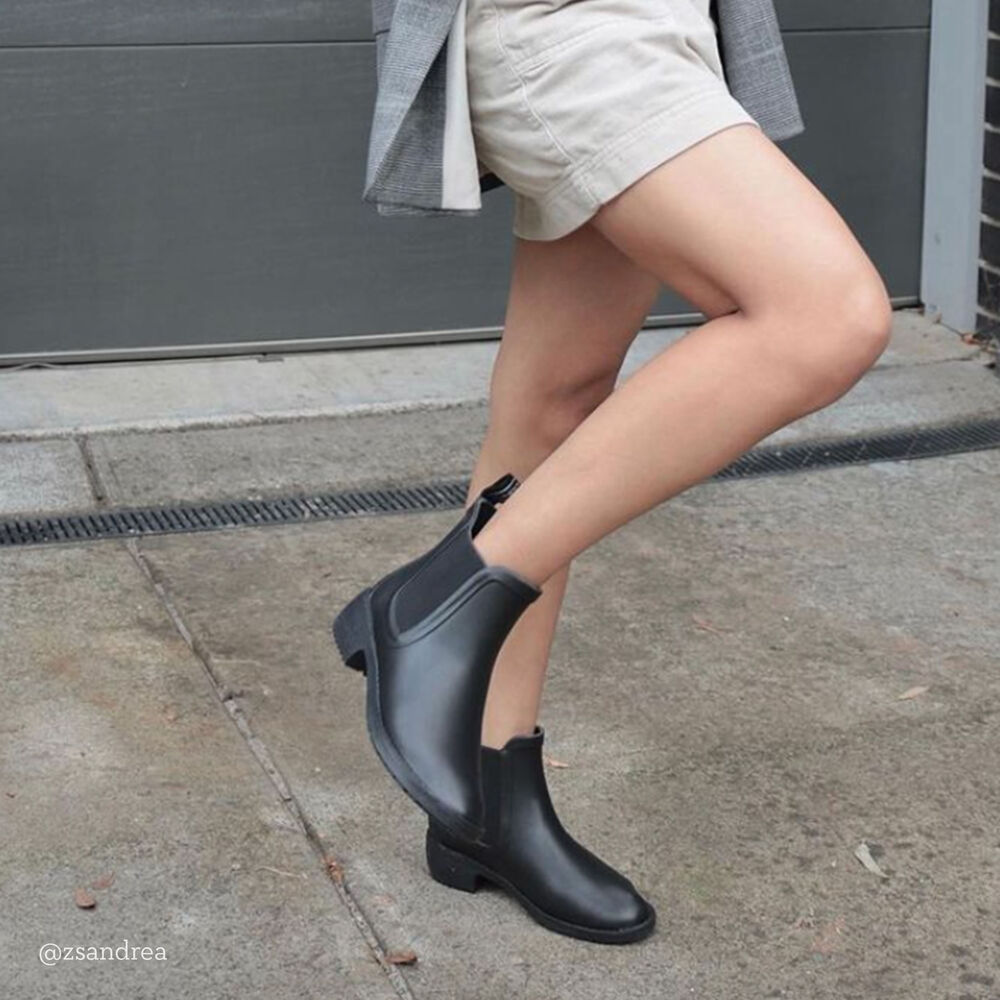 Emu Grayson Gummistiefel Damen Schwarz | EUZMFGR-27