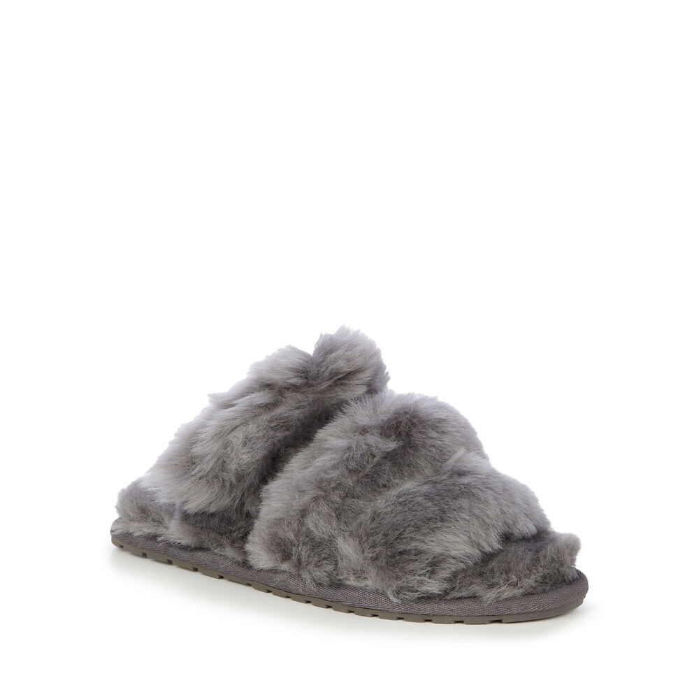 Emu Jacana Hausschuhe Damen Tiefesgrau | CXNLYRV-63