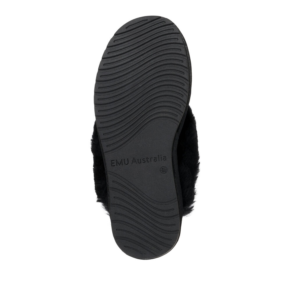 Emu Jolie Galaxy Hausschuhe Damen Schwarz | UJAEIKT-19