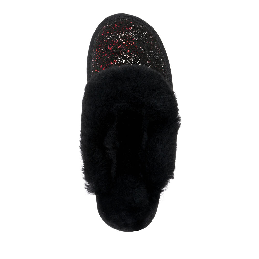 Emu Jolie Galaxy Hausschuhe Damen Schwarz | UJAEIKT-19