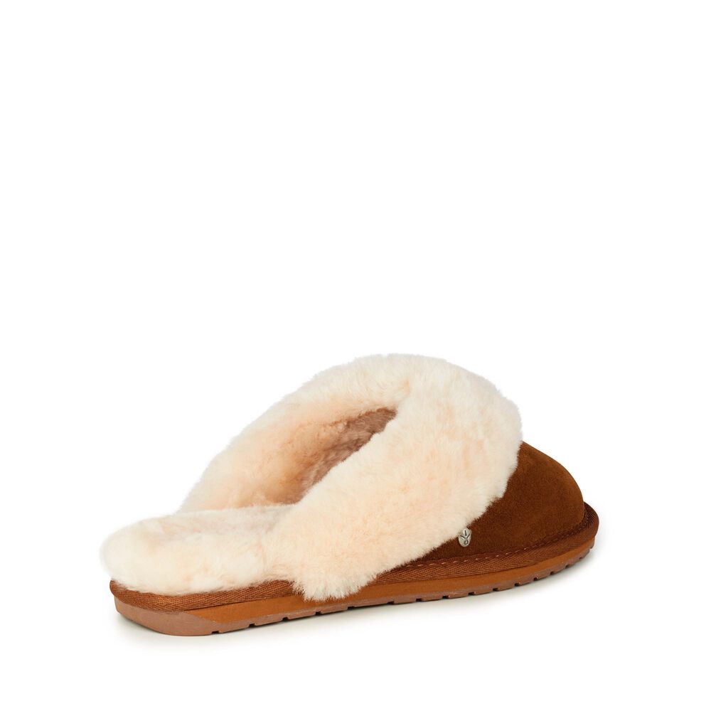 Emu Jolie Hausschuhe Damen Braun | ZFUEBQW-37