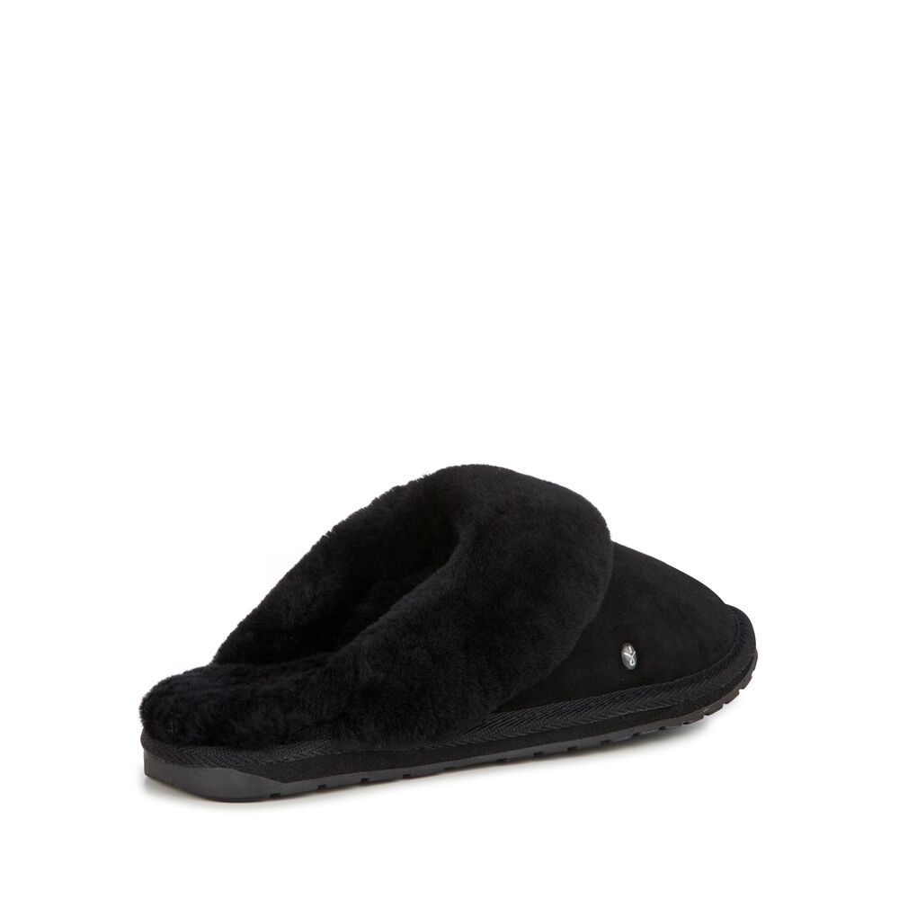 Emu Jolie Hausschuhe Damen Schwarz | COFMJTX-78