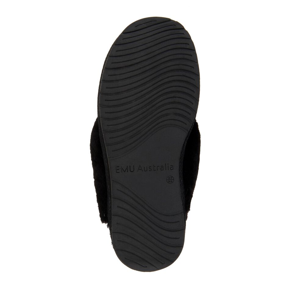 Emu Jolie Hausschuhe Damen Schwarz | COFMJTX-78