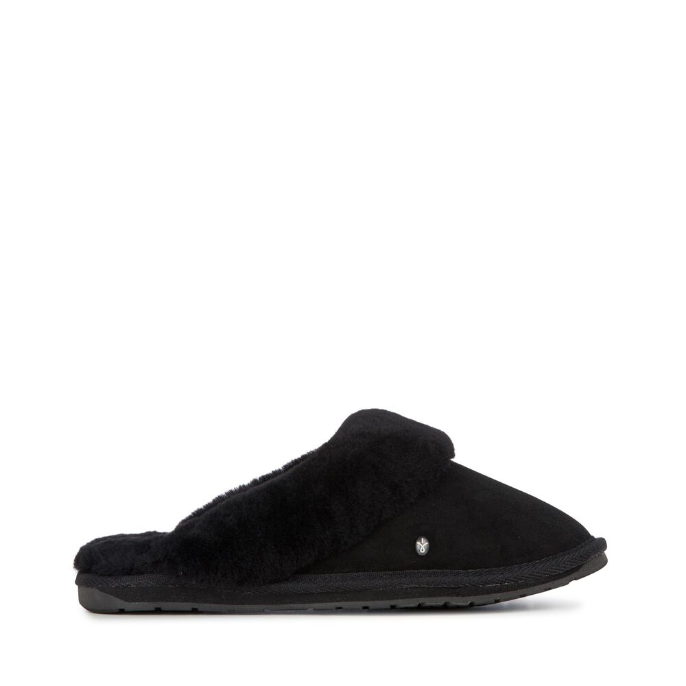 Emu Jolie Hausschuhe Damen Schwarz | COFMJTX-78