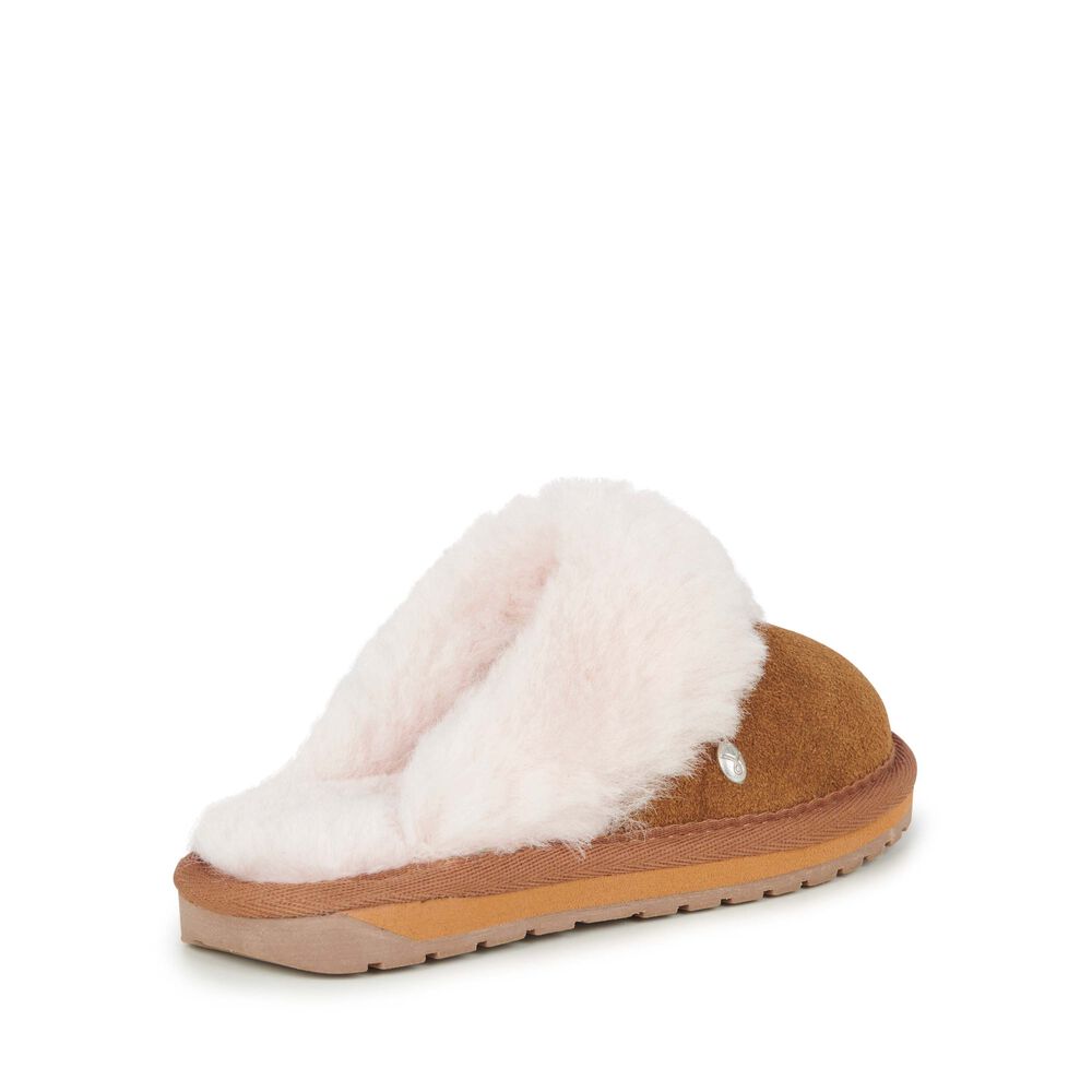 Emu Jolie Hausschuhe Kinder Braun | WVTRNQX-78