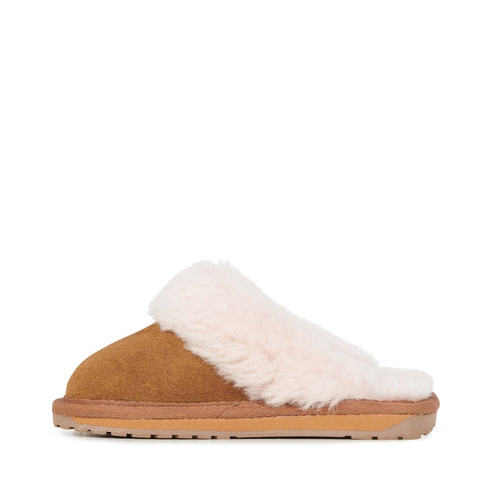 Emu Jolie Hausschuhe Kinder Braun | WVTRNQX-78