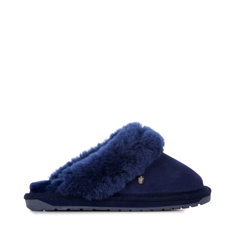 Emu Jolie Hausschuhe Kinder Navy | EZPYRGU-05