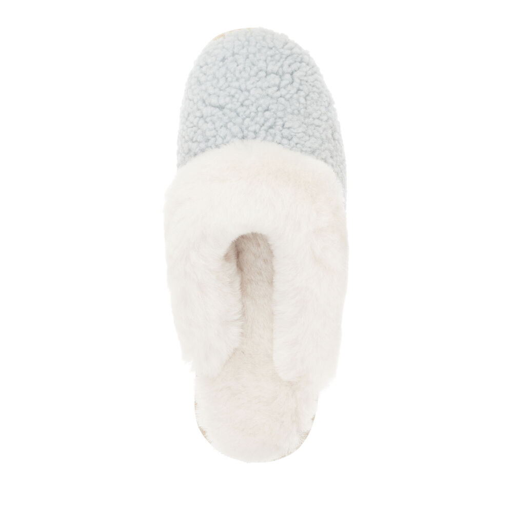 Emu Jolie Teddy Hausschuhe Damen Hellblau | XAUNMGQ-85
