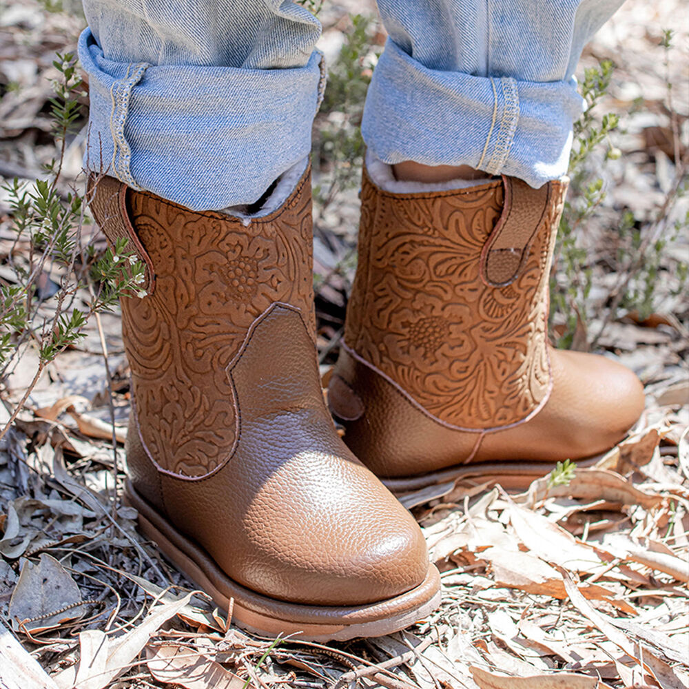 Emu Kara Stiefel Kinder Braun | LDIGAOZ-45