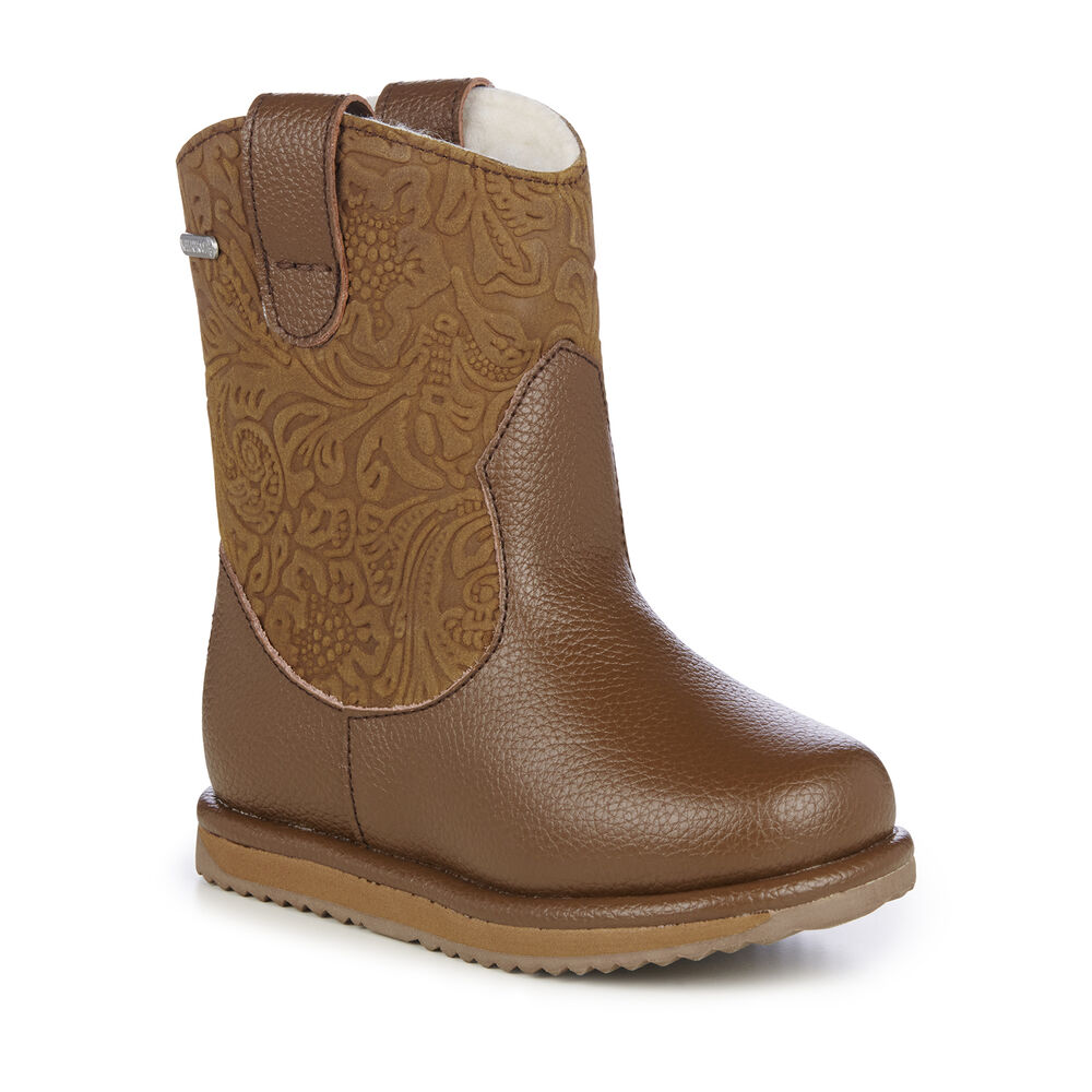 Emu Kara Stiefel Kinder Braun | LDIGAOZ-45