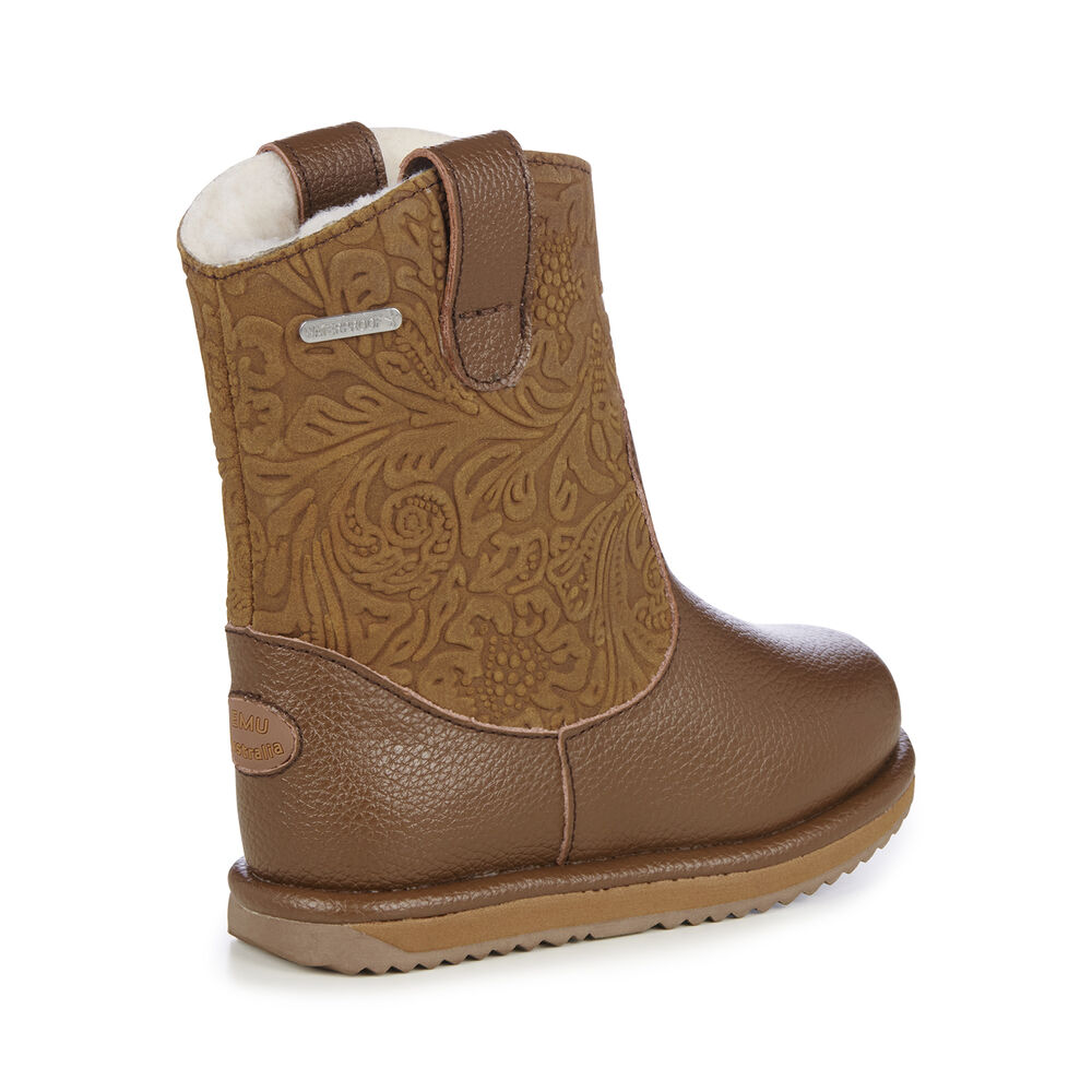 Emu Kara Stiefel Kinder Braun | LDIGAOZ-45