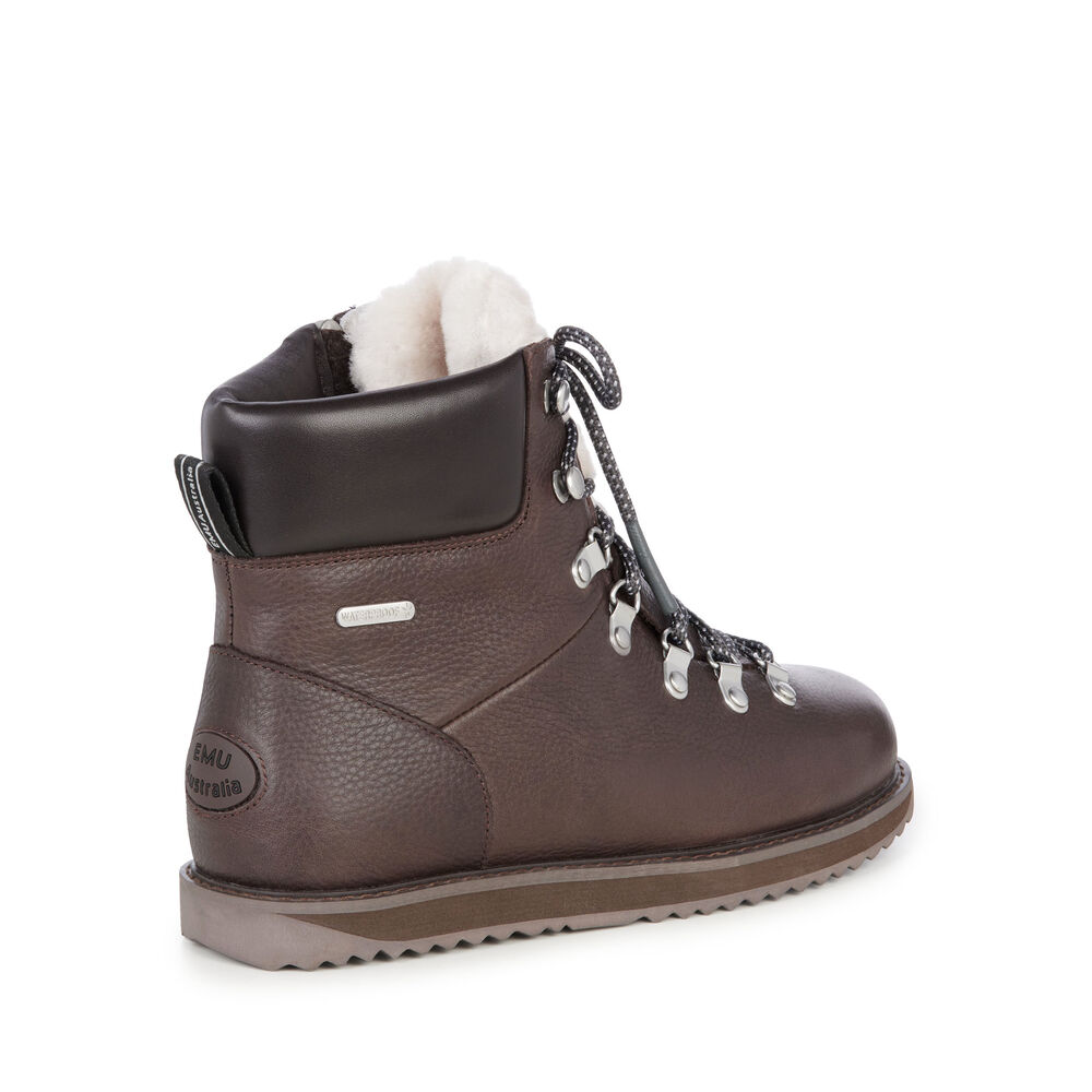 Emu Larawag Stiefel Damen Schokolade | JDTMOGY-60