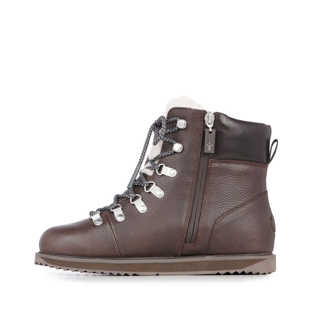 Emu Larawag Stiefel Damen Schokolade | JDTMOGY-60