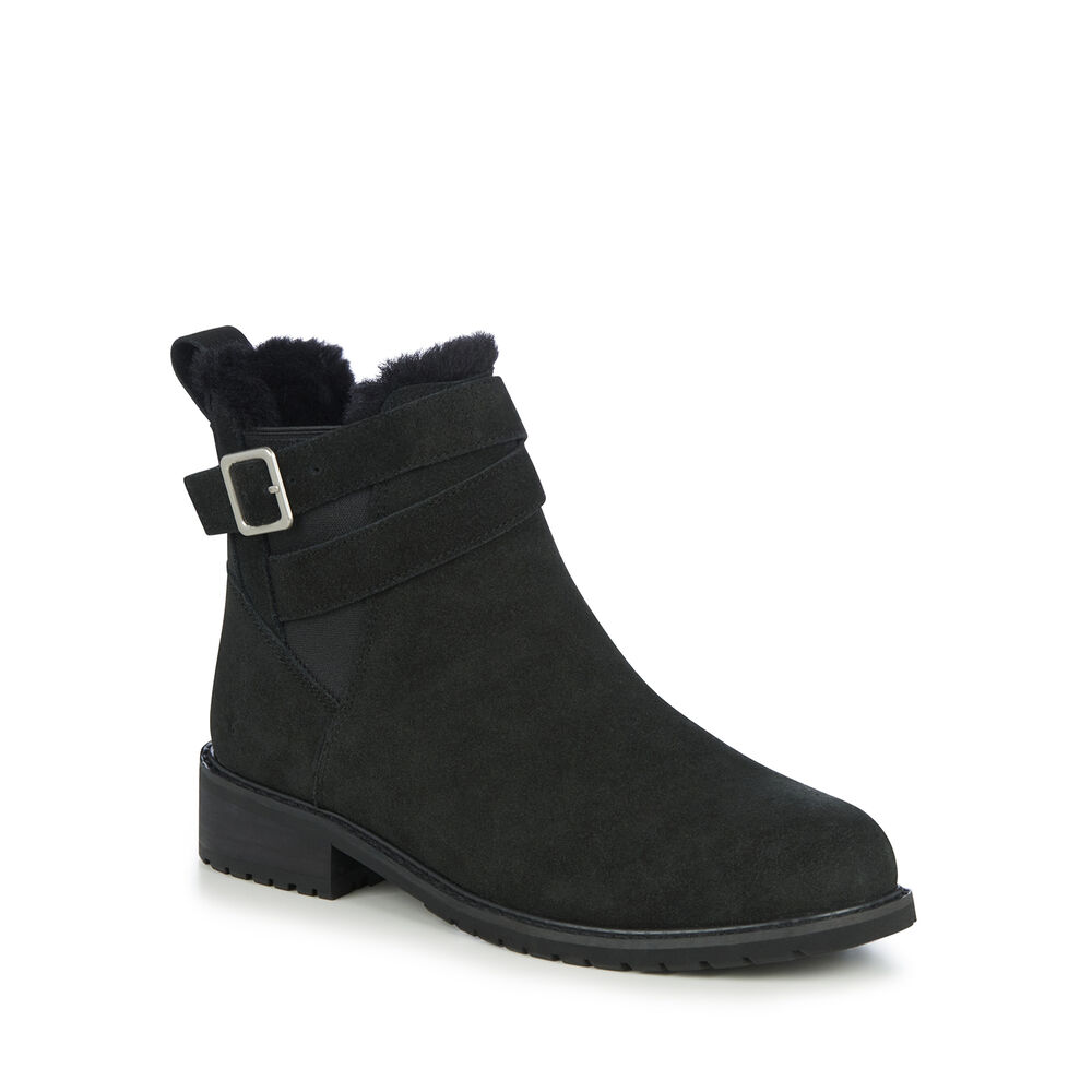 Emu Loxton Stiefel Damen Schwarz | OHNBLJG-69