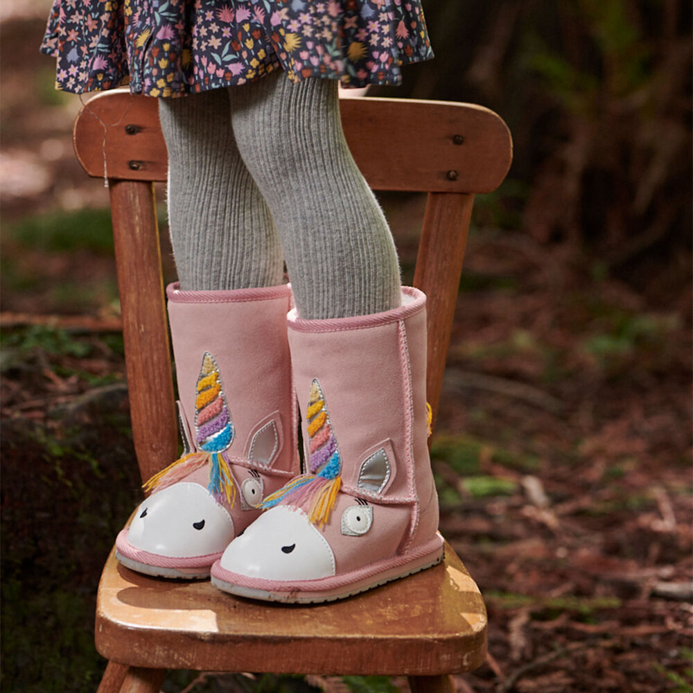 Emu Magical Unicorn Stiefel Kinder Rosa | IDZUCST-48
