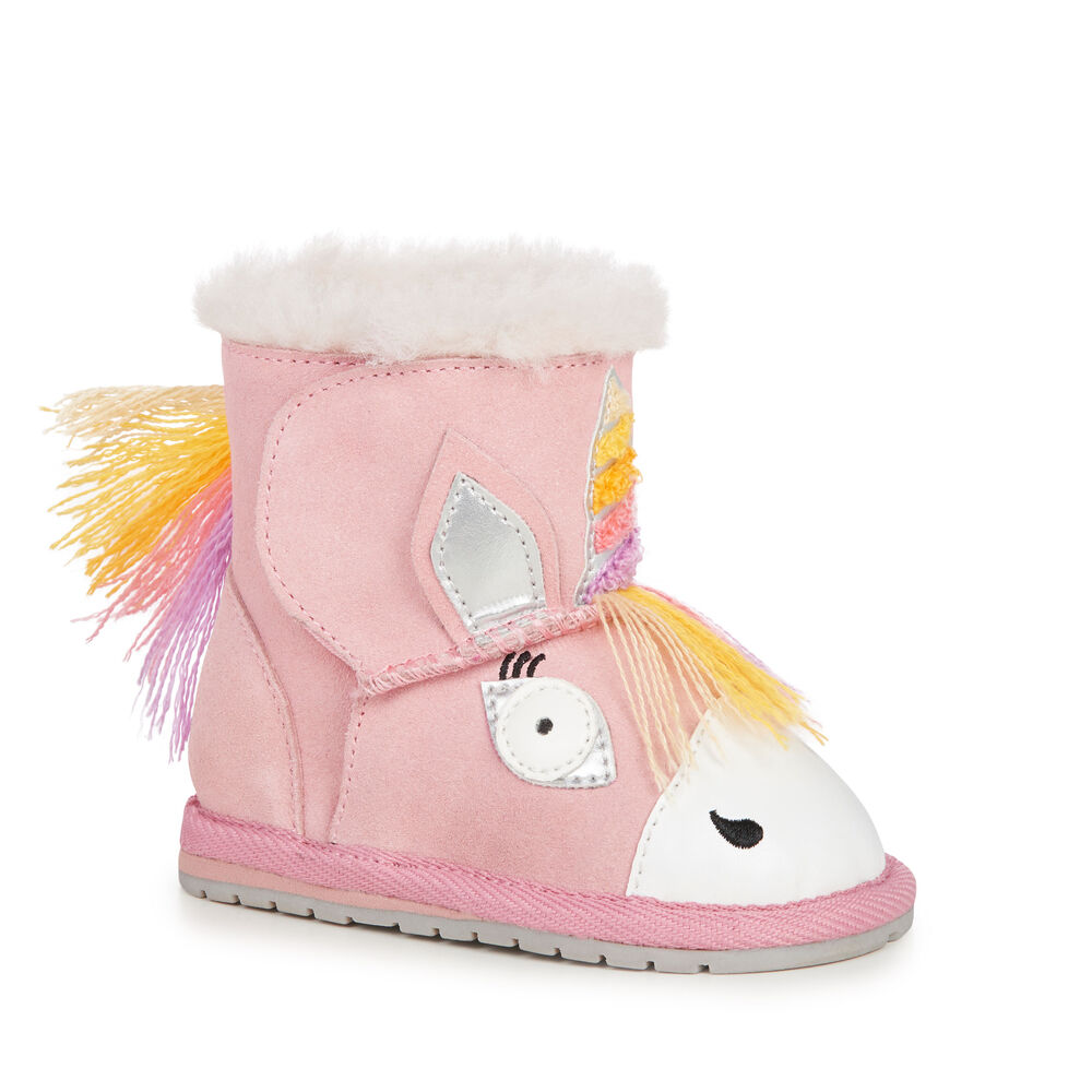 Emu Magical Unicorn Walker Babies Stiefel Kinder Rosa | JUVOQPK-39