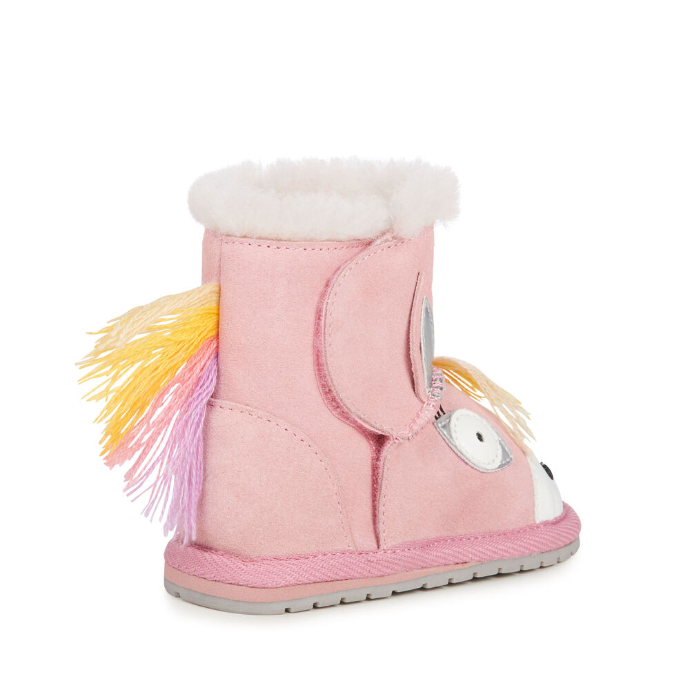 Emu Magical Unicorn Walker Babies Stiefel Kinder Rosa | JUVOQPK-39