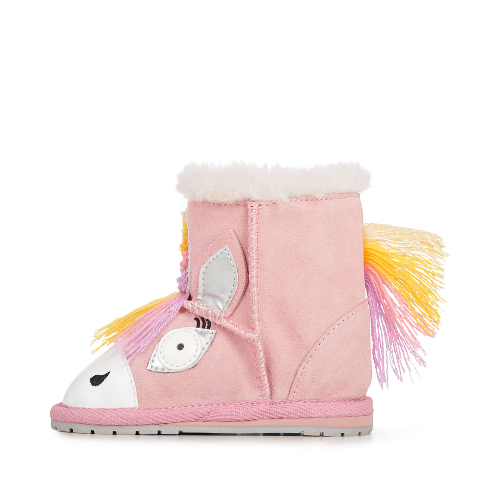 Emu Magical Unicorn Walker Babies Stiefel Kinder Rosa | JUVOQPK-39