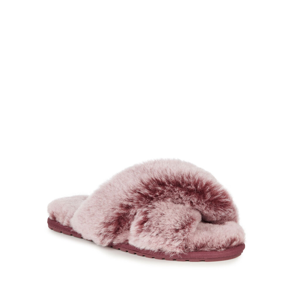 Emu Mayberry Frost Hausschuhe Damen Bordeaux | WOINFAT-68