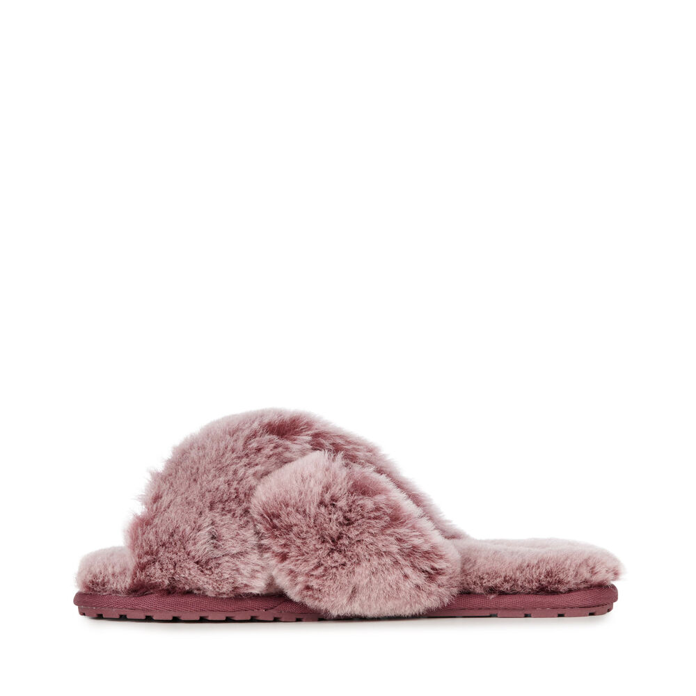Emu Mayberry Frost Hausschuhe Damen Bordeaux | WOINFAT-68