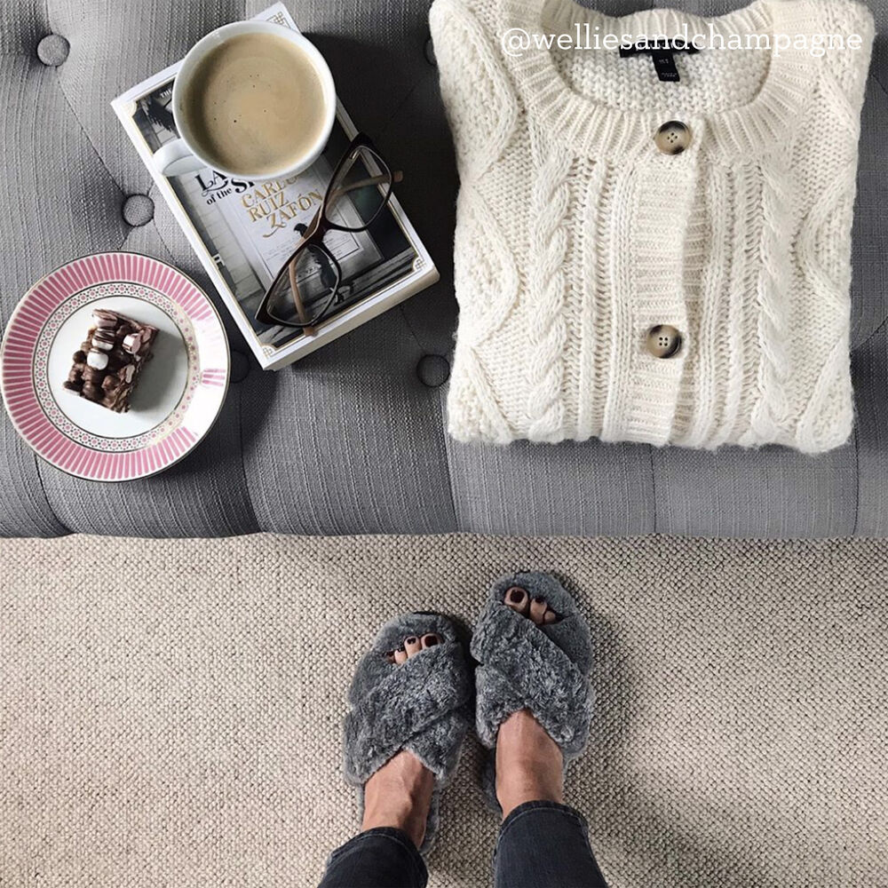 Emu Mayberry Frost Hausschuhe Damen Tiefesgrau | GARBUMJ-03