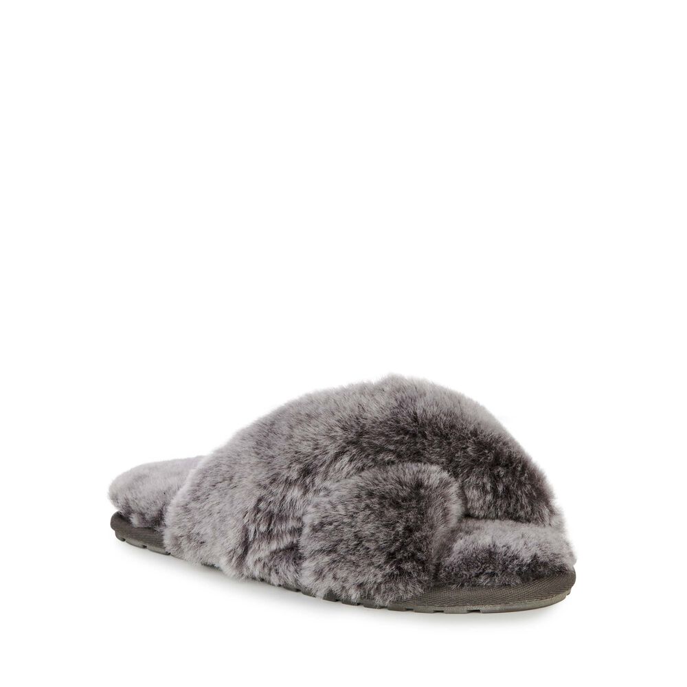 Emu Mayberry Frost Hausschuhe Damen Tiefesgrau | GARBUMJ-03