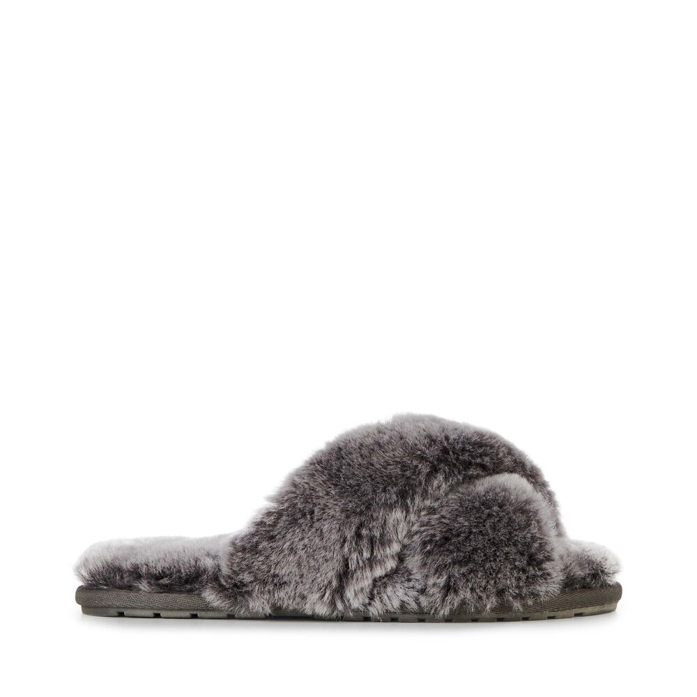 Emu Mayberry Frost Hausschuhe Damen Tiefesgrau | GARBUMJ-03