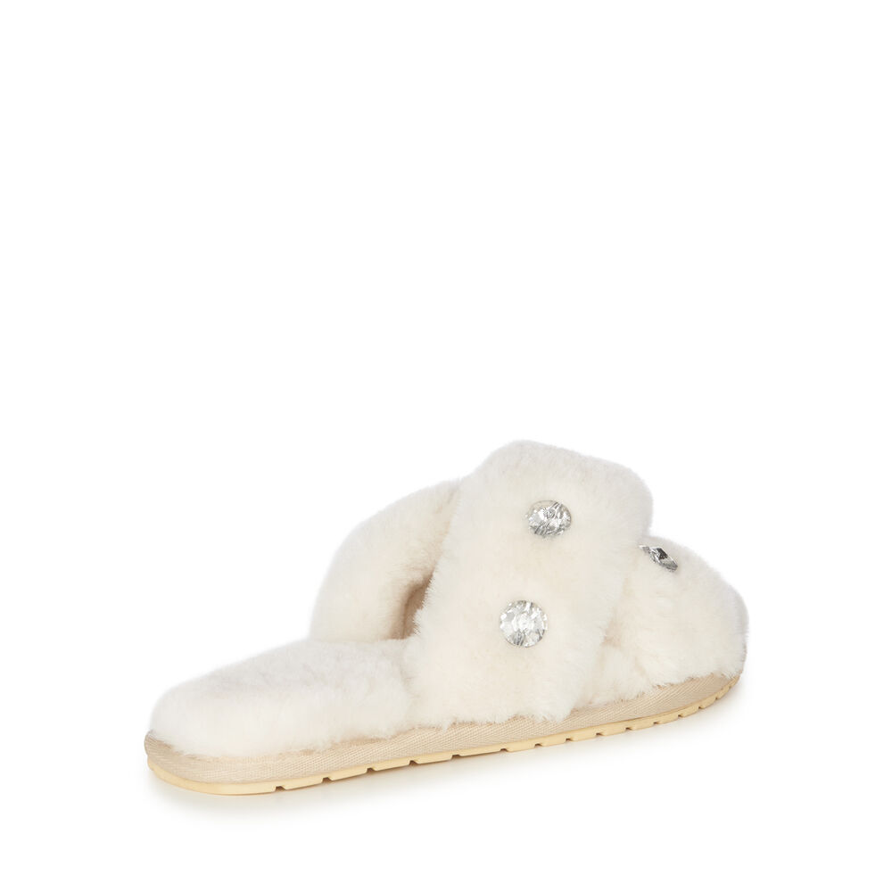 Emu Mayberry Gems Hausschuhe Damen Beige | GDAVBUL-18
