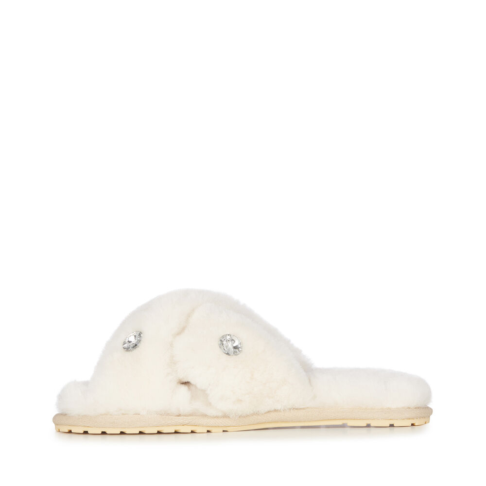 Emu Mayberry Gems Hausschuhe Damen Beige | GDAVBUL-18