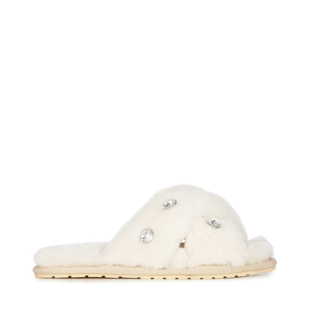 Emu Mayberry Gems Hausschuhe Damen Beige | GDAVBUL-18