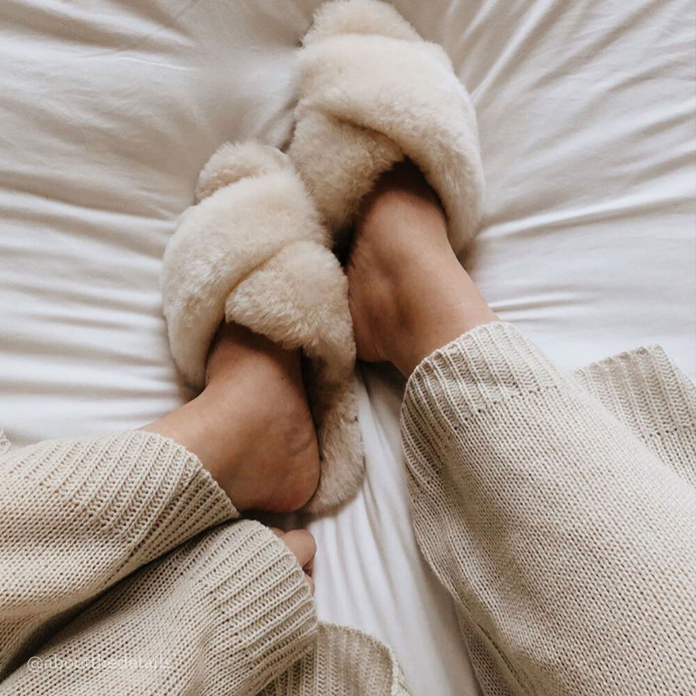 Emu Mayberry Hausschuhe Damen Beige | DOXMNFV-27