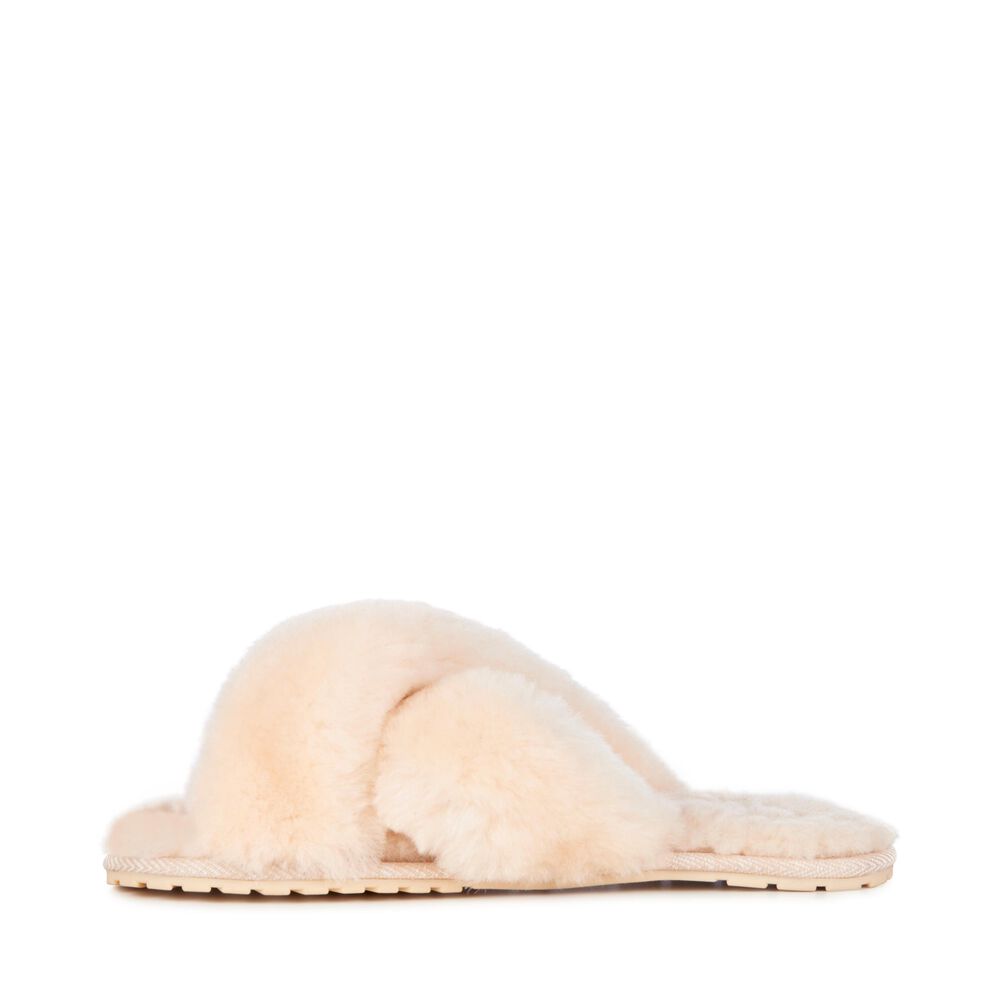 Emu Mayberry Hausschuhe Damen Beige | DOXMNFV-27