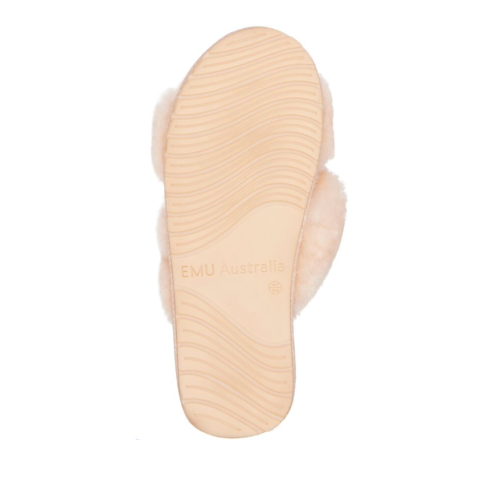 Emu Mayberry Hausschuhe Damen Beige | DOXMNFV-27