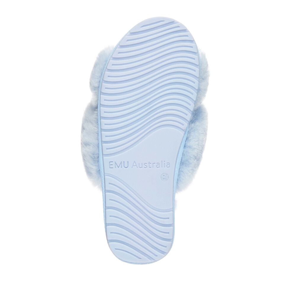 Emu Mayberry Hausschuhe Damen Blau | RPCNYBZ-50
