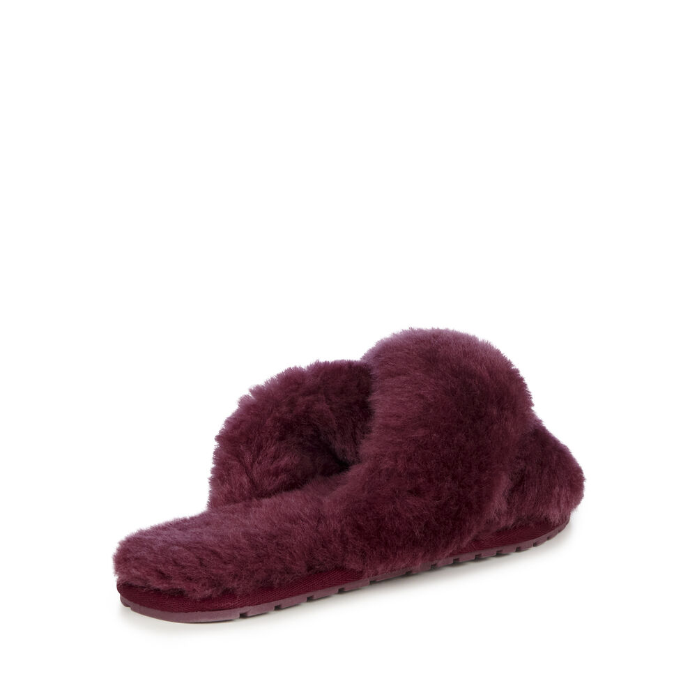 Emu Mayberry Hausschuhe Damen Bordeaux | PFMBVLI-29