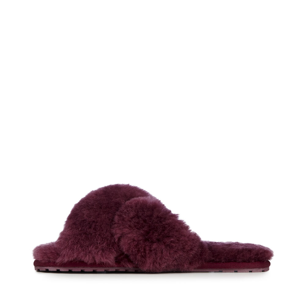 Emu Mayberry Hausschuhe Damen Bordeaux | PFMBVLI-29