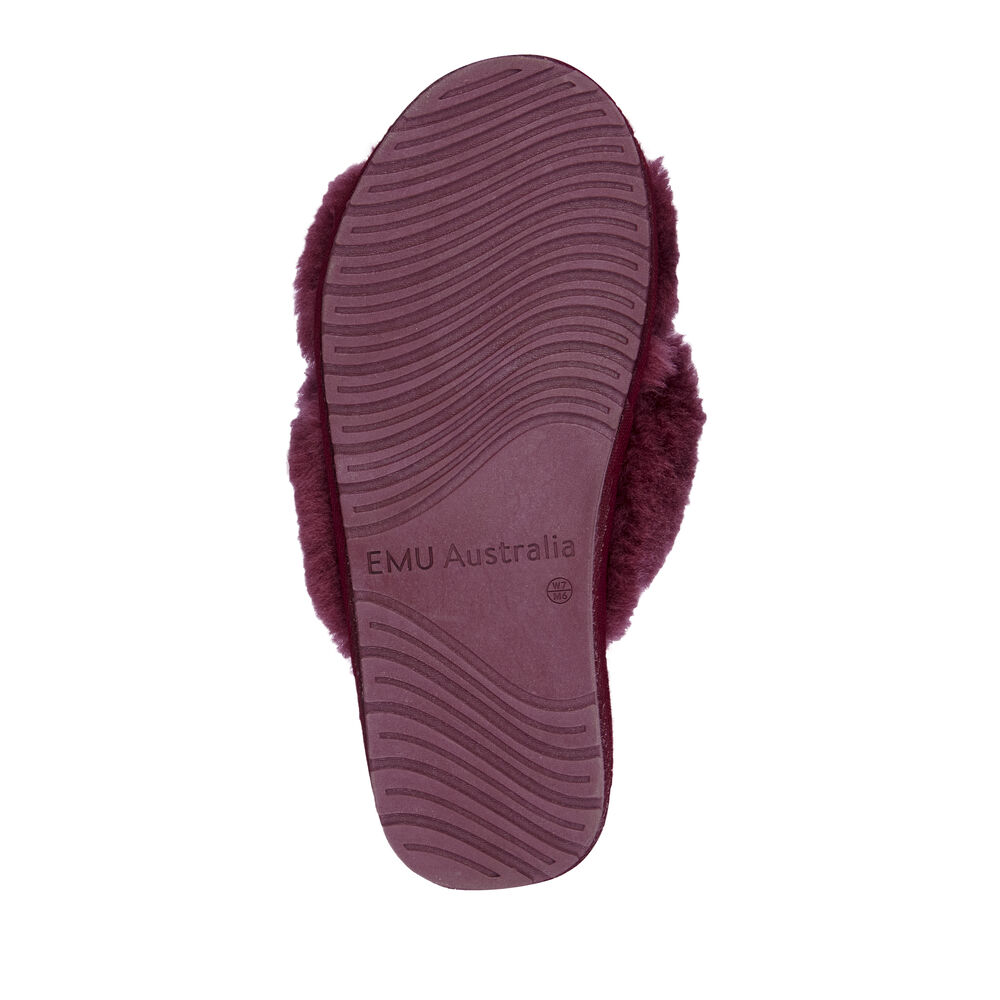 Emu Mayberry Hausschuhe Damen Bordeaux | PFMBVLI-29