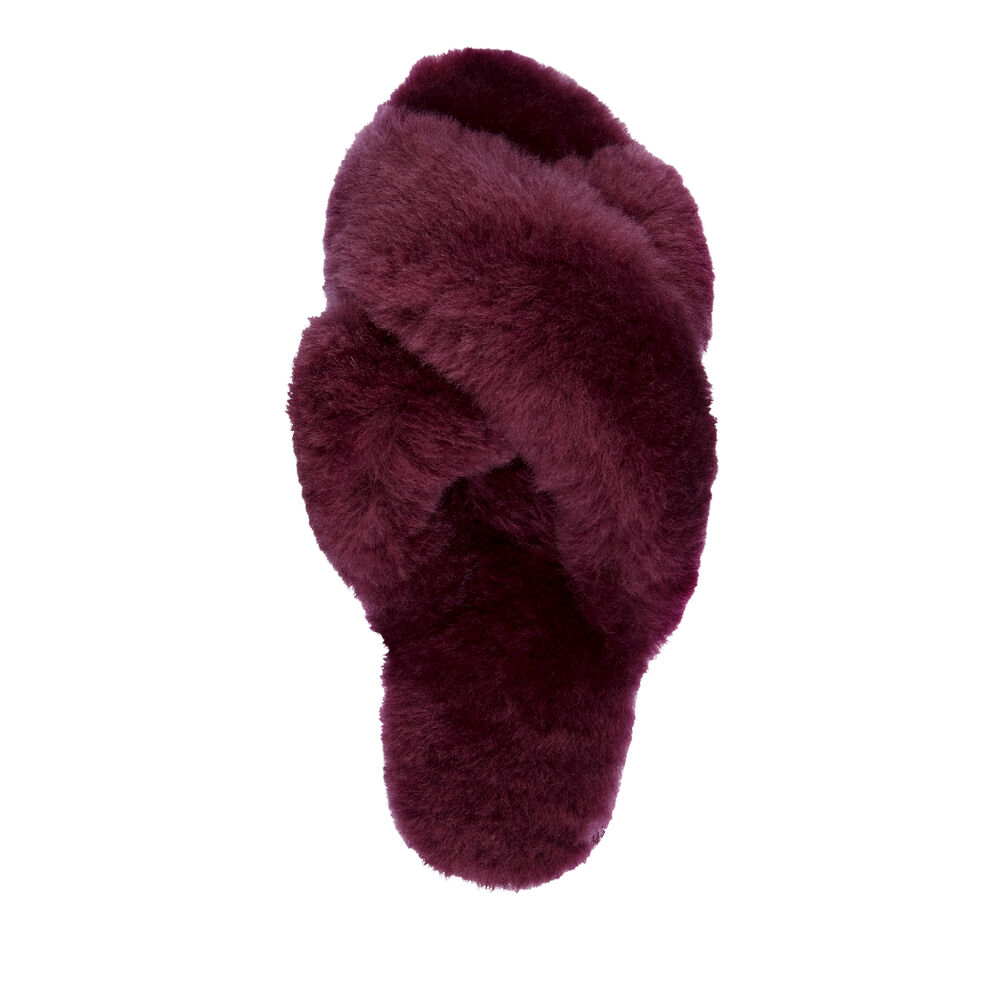 Emu Mayberry Hausschuhe Damen Bordeaux | PFMBVLI-29