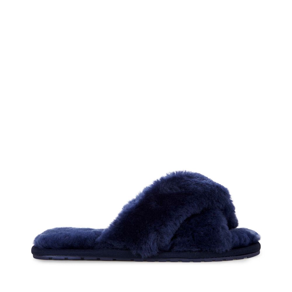 Emu Mayberry Hausschuhe Damen Navy | BJGRQPS-71